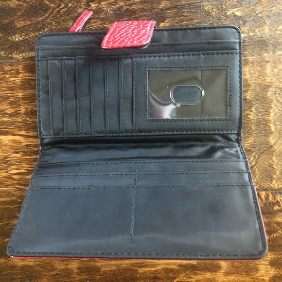 Red Patent Leather Checkbook Wallet (NWOT) - Picture 2 of 6